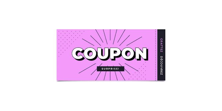 e-coupon : grattez en ligne et découvrez !